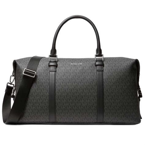 michael kors hudson black|Hudson Logo Weekender Bag .